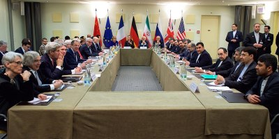 Negotiations about Iranian Nuclear Program - Foreign Ministers and other Officials of P5+1 Iran and EU in Lausanne